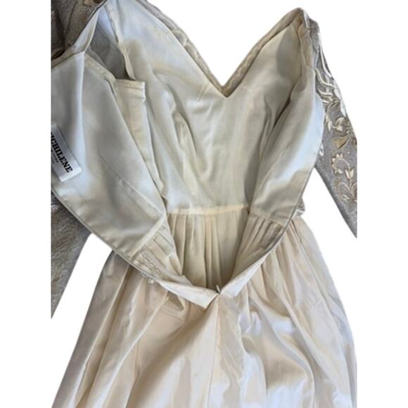 "RICHILENE" VTG Rare Find Formal Gown SZ S? Beadwork Princess Fairy PLZ READ!! - Picture 16 of 16